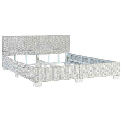 Giroletto Grigio in Rattan Naturale 160x200 cm | homemem39
