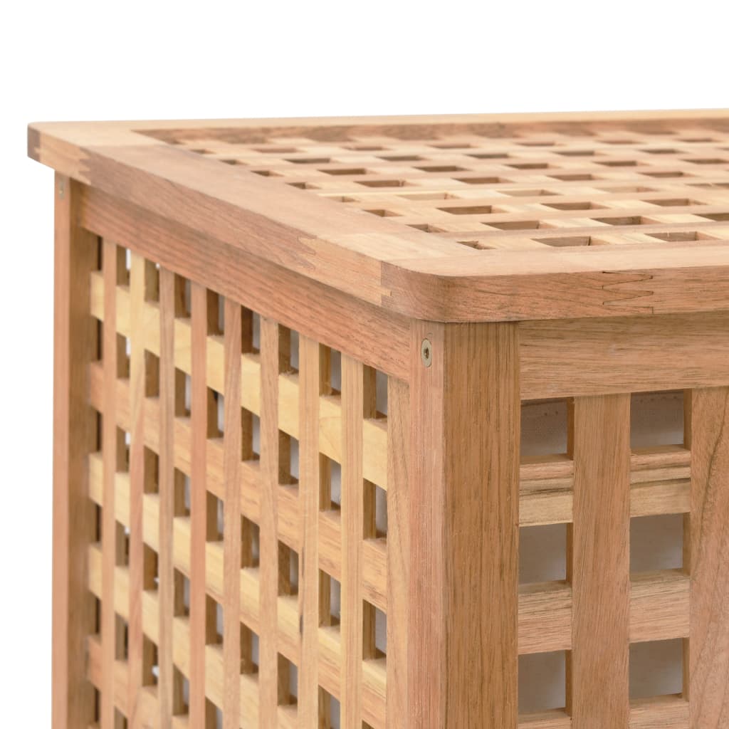 Portabiancheria 87,5x46x67 cm in Legno Massello di Noce | homemem39