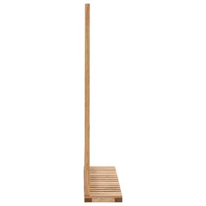 Specchio da Bagno 60x12x62 cm in Legno Massello di Noce - homemem39