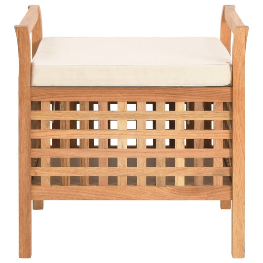 Cassapanca 49x48x49 cm in Legno Massello di Noce | homemem39