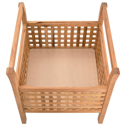 Cassapanca 49x48x49 cm in Legno Massello di Noce | homemem39