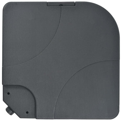 Parasole da Giardino con Base Portatile Antracite - homemem39