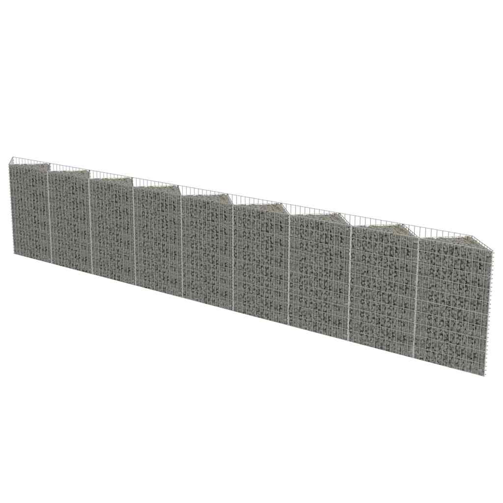 Gabbione in Acciaio Zincato 630x30x100 cm | homemem39