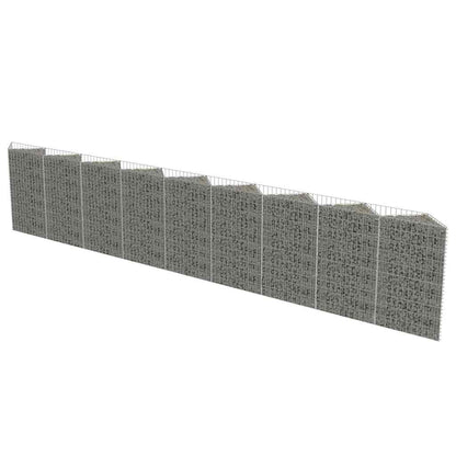 Gabbione in Acciaio Zincato 630x30x100 cm | homemem39