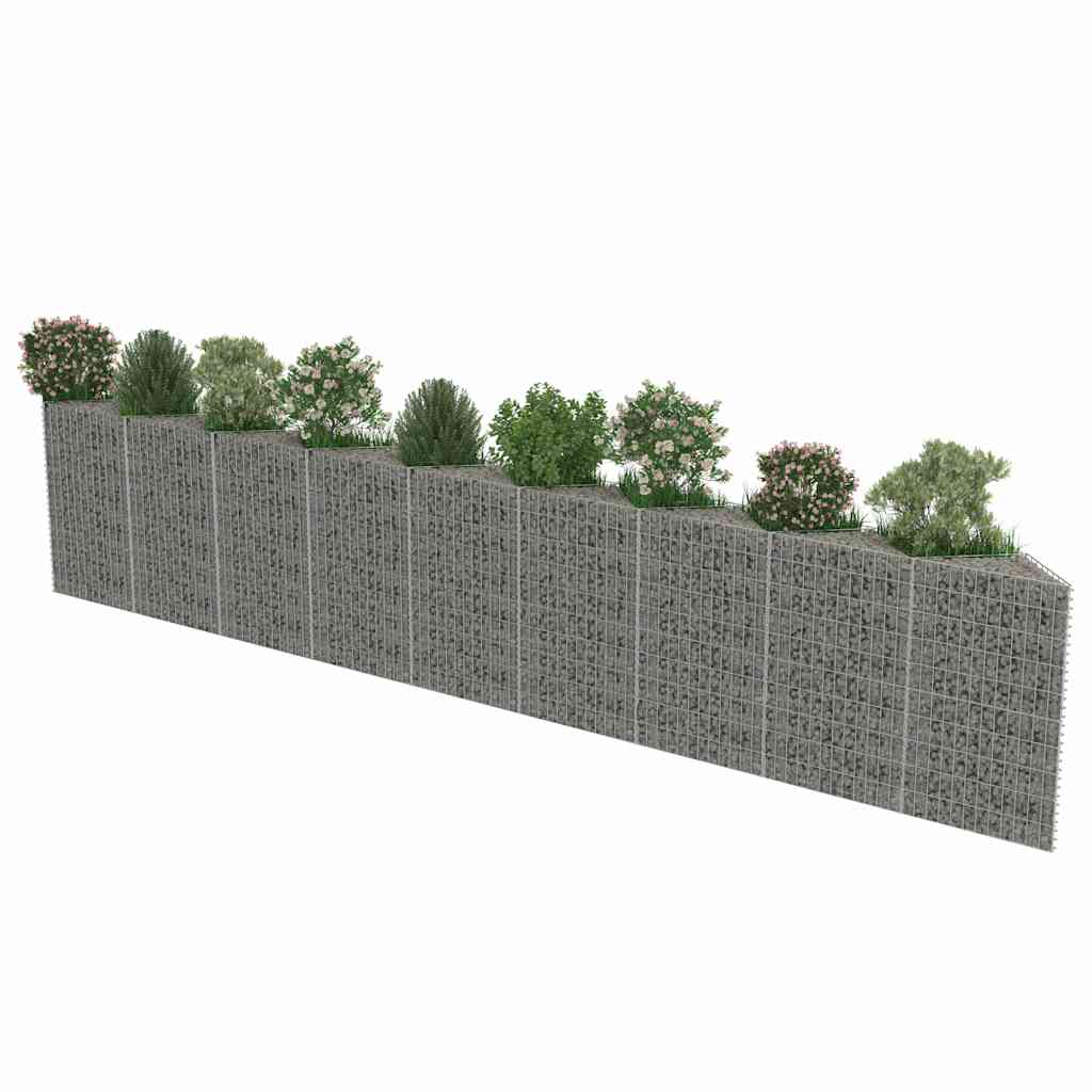 Gabbione in Acciaio Zincato 630x30x100 cm | homemem39