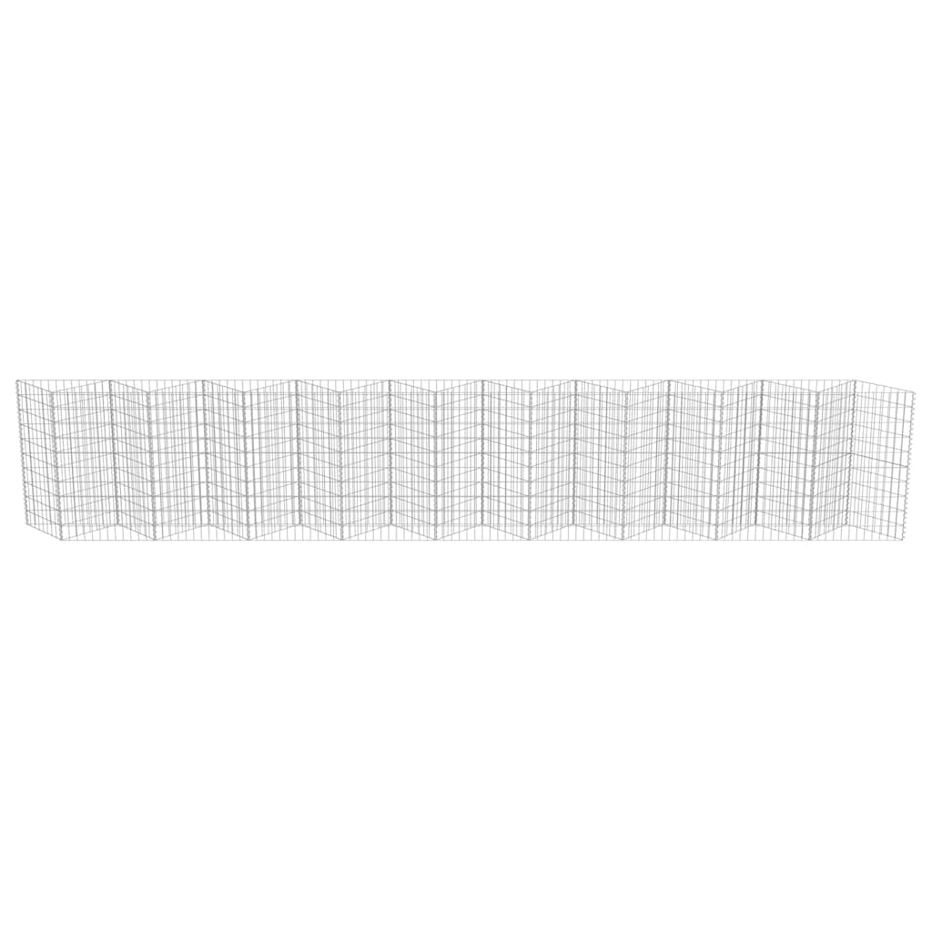Gabbione in Acciaio Zincato 630x30x100 cm | homemem39