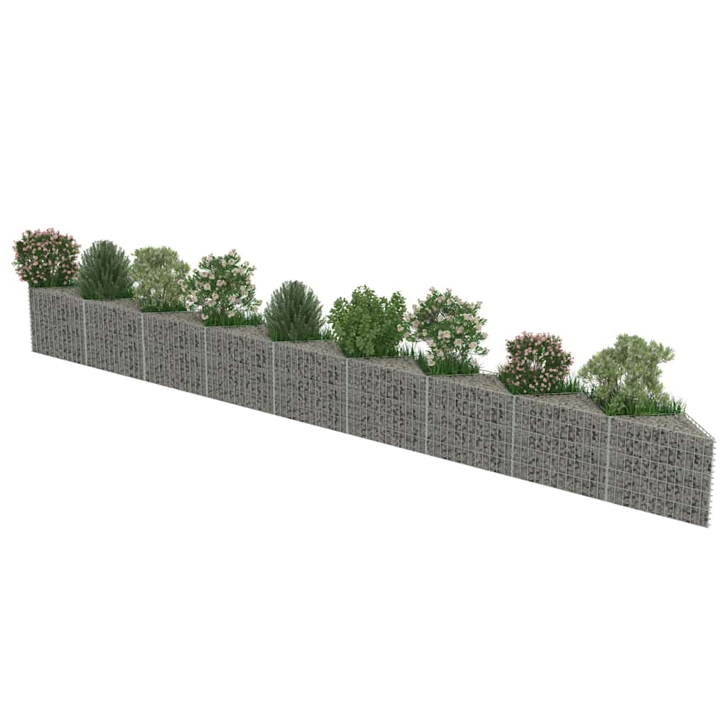 Gabbione in Acciaio Zincato 630x30x50 cm | homemem39