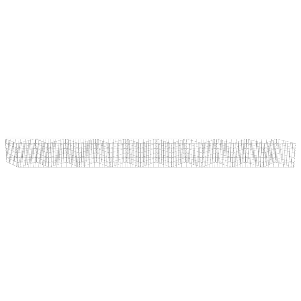Gabbione in Acciaio Zincato 630x30x50 cm | homemem39