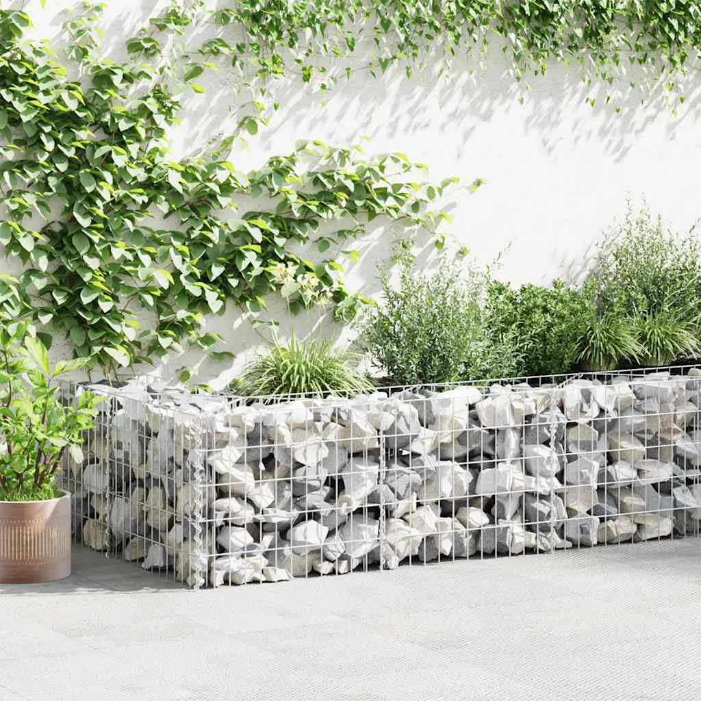 Gabbione in Acciaio Zincato 630x30x50 cm | homemem39