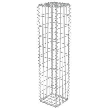 Gabbione in Acciaio Zincato 20 x 20 x 100 cm | homemem39