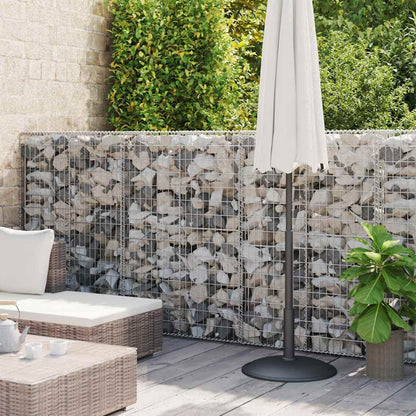 Gabbione con Copertura in Acciaio Zincato 600x50x150 cm | homemem39