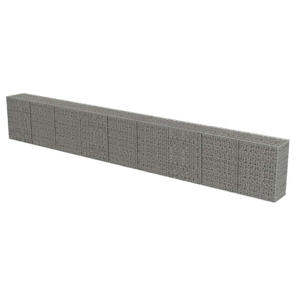 Gabbione in Acciaio Zincato Coperto 900 x 50 x 100 cm | homemem39