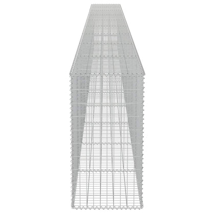 Gabbione in Acciaio Zincato Coperto 900 x 50 x 100 cm | homemem39