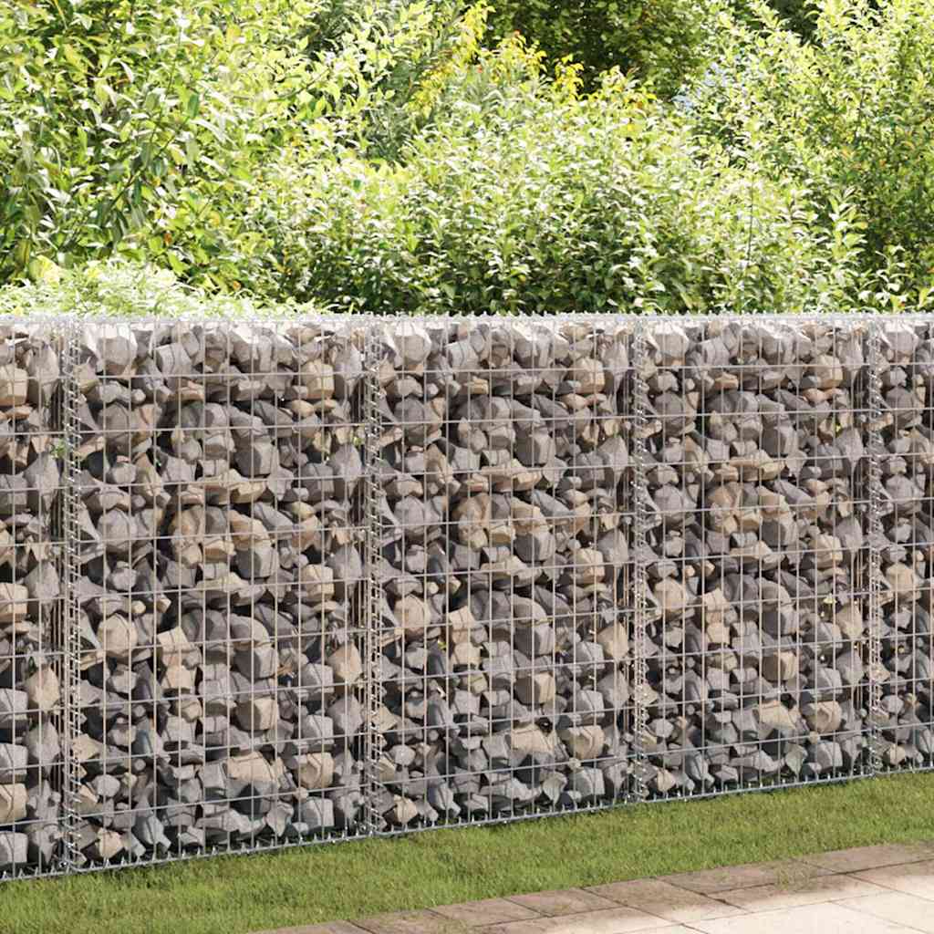 Gabbione in Acciaio Zincato Coperto 900 x 50 x 100 cm | homemem39