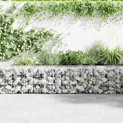 Gabbione con Copertura in Acciaio Zincato 300x50x50 cm | homemem39