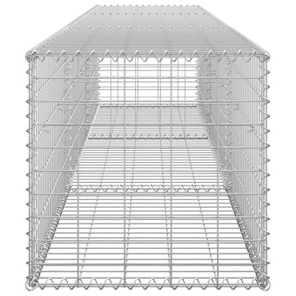 Gabbione con Copertura in Acciaio Zincato 300x50x50 cm | homemem39