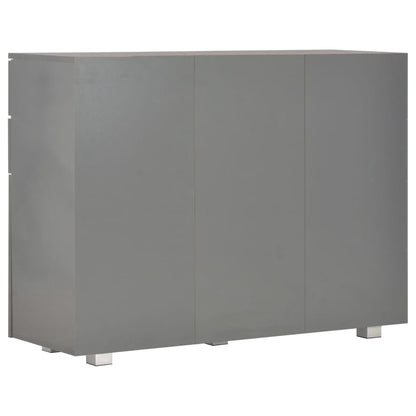 Credenza Grigio Lucido 107x35x80,5 cm - homemem39