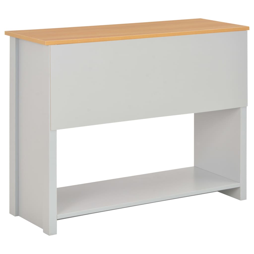 Tavolo Consolle Grigio 97x35x76 cm