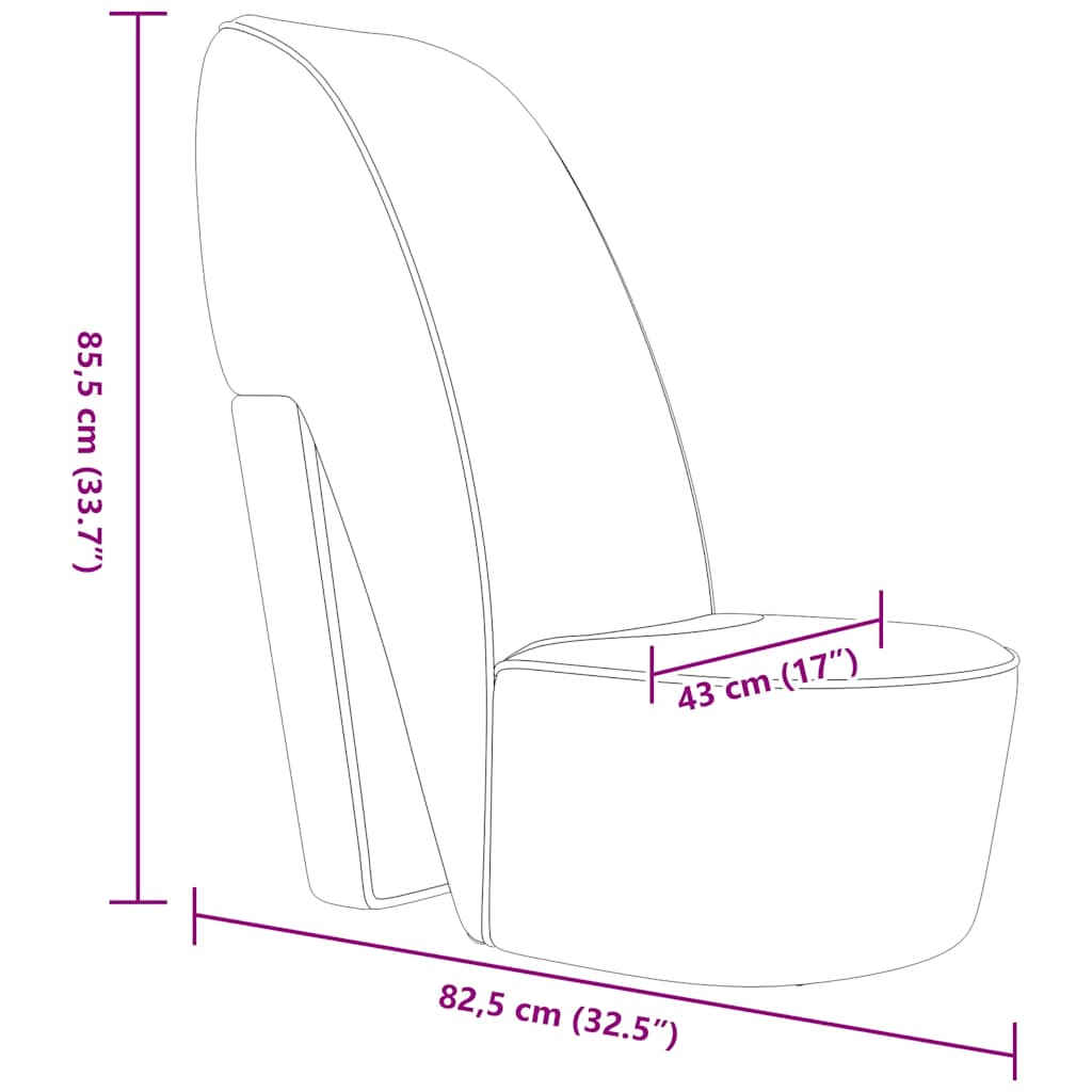 Poltrona a Forma di Scarpa con Tacco in Similpelle Argento