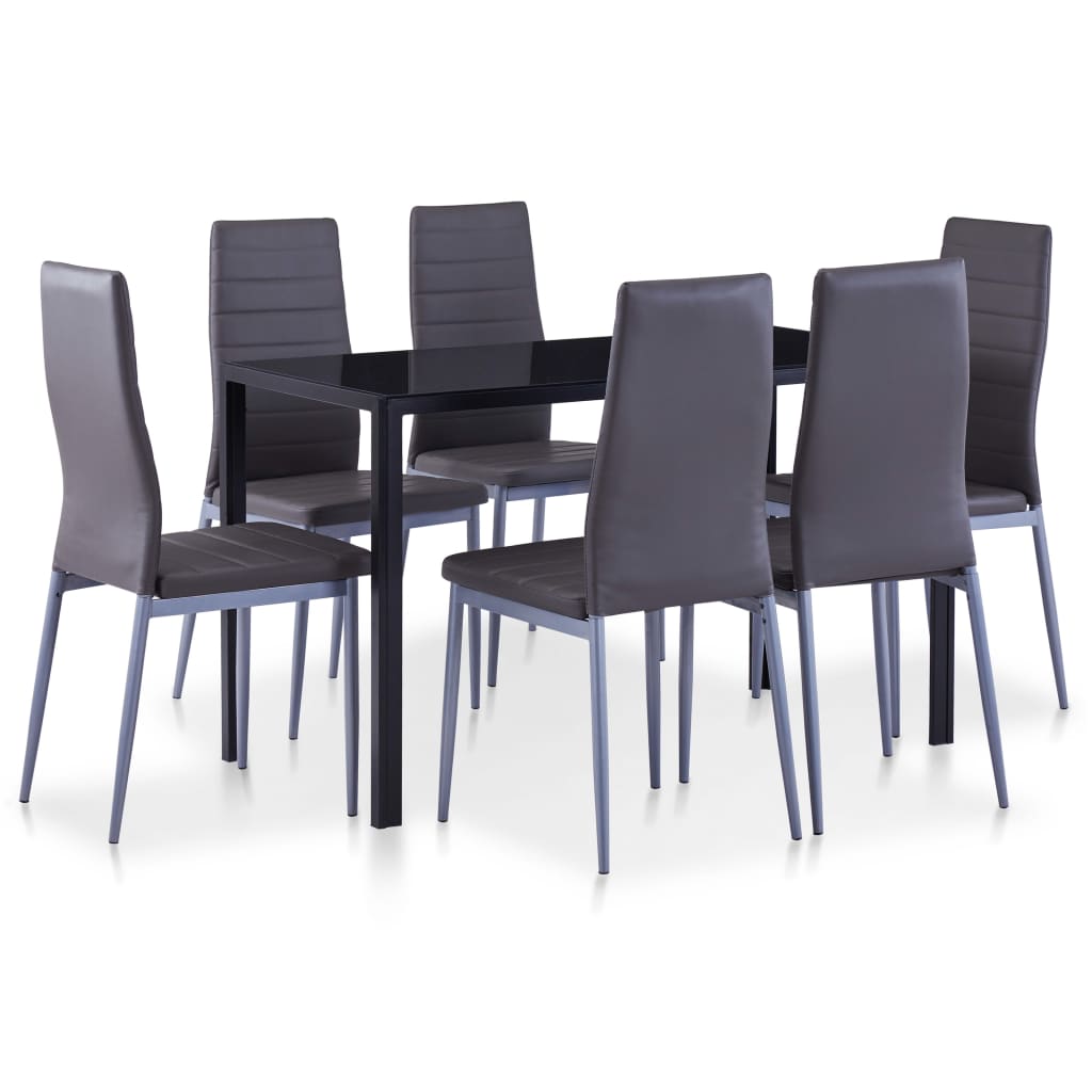 Set da Pranzo 7 pz Grigio