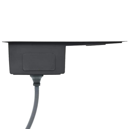 Lavello da Cucina Lavorato a Mano in Acciaio Inox - homemem39