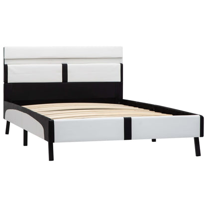 Giroletto con LED Bianco e Nero in Similpelle 90x200 cm | homemem39