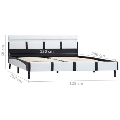 Giroletto con LED senza Materasso Bianco 120x200 cm