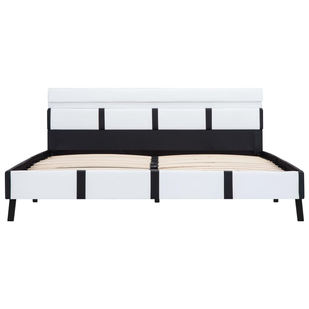 Giroletto con LED senza Materasso Bianco 140x200 cm Similpelle | homemem39