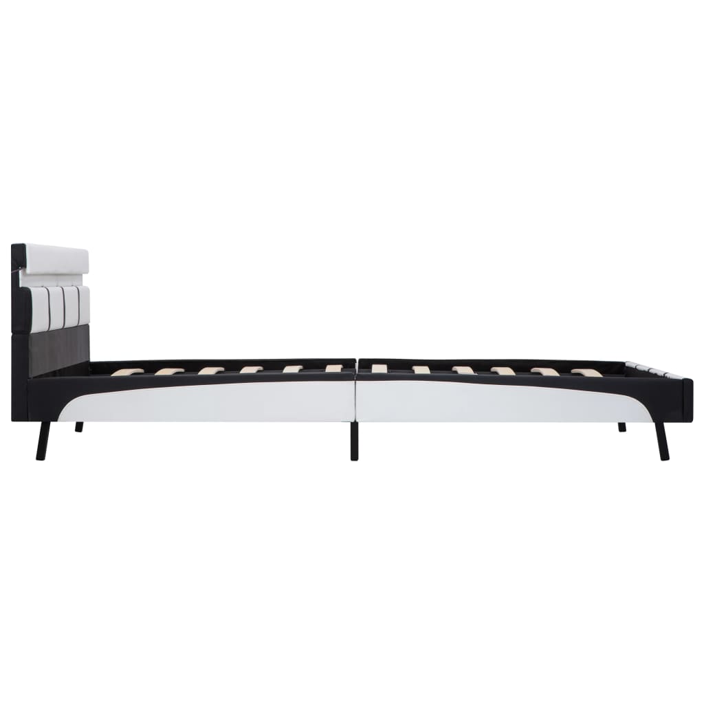 Giroletto con LED senza Materasso Bianco 140x200 cm Similpelle | homemem39