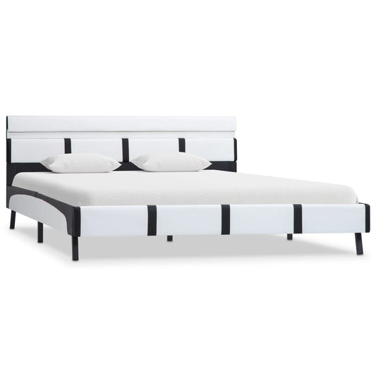 Giroletto con LED Bianco in Similpelle 160x200 cm | homemem39