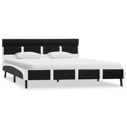 Giroletto con LED senza Materasso Nero 140x200 cm Similpelle | homemem39