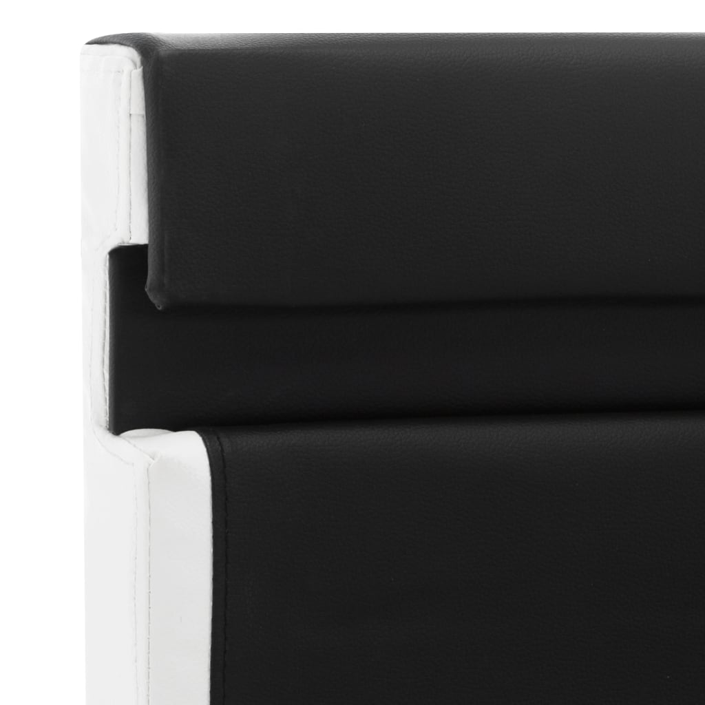 Giroletto con LED senza Materasso Nero 140x200 cm Similpelle | homemem39