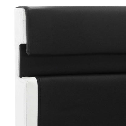 Giroletto con LED senza Materasso Nero 140x200 cm Similpelle