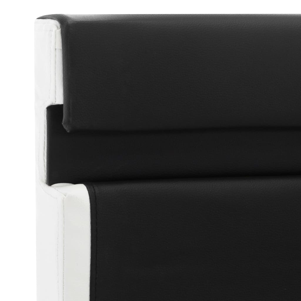 Giroletto con LED Nero in Similpelle 180x200 cm | homemem39