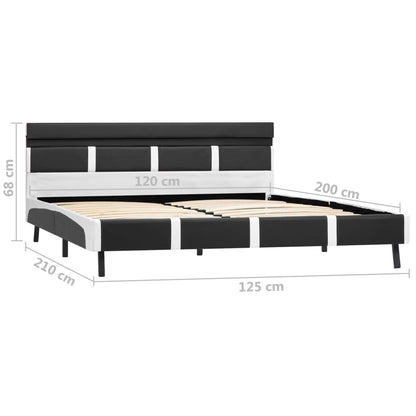 Giroletto con LED Grigio in Similpelle 120x200 cm | homemem39