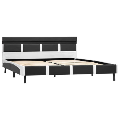 Giroletto con LED senza Materasso Grigio Similpelle 140x200 cm | homemem39
