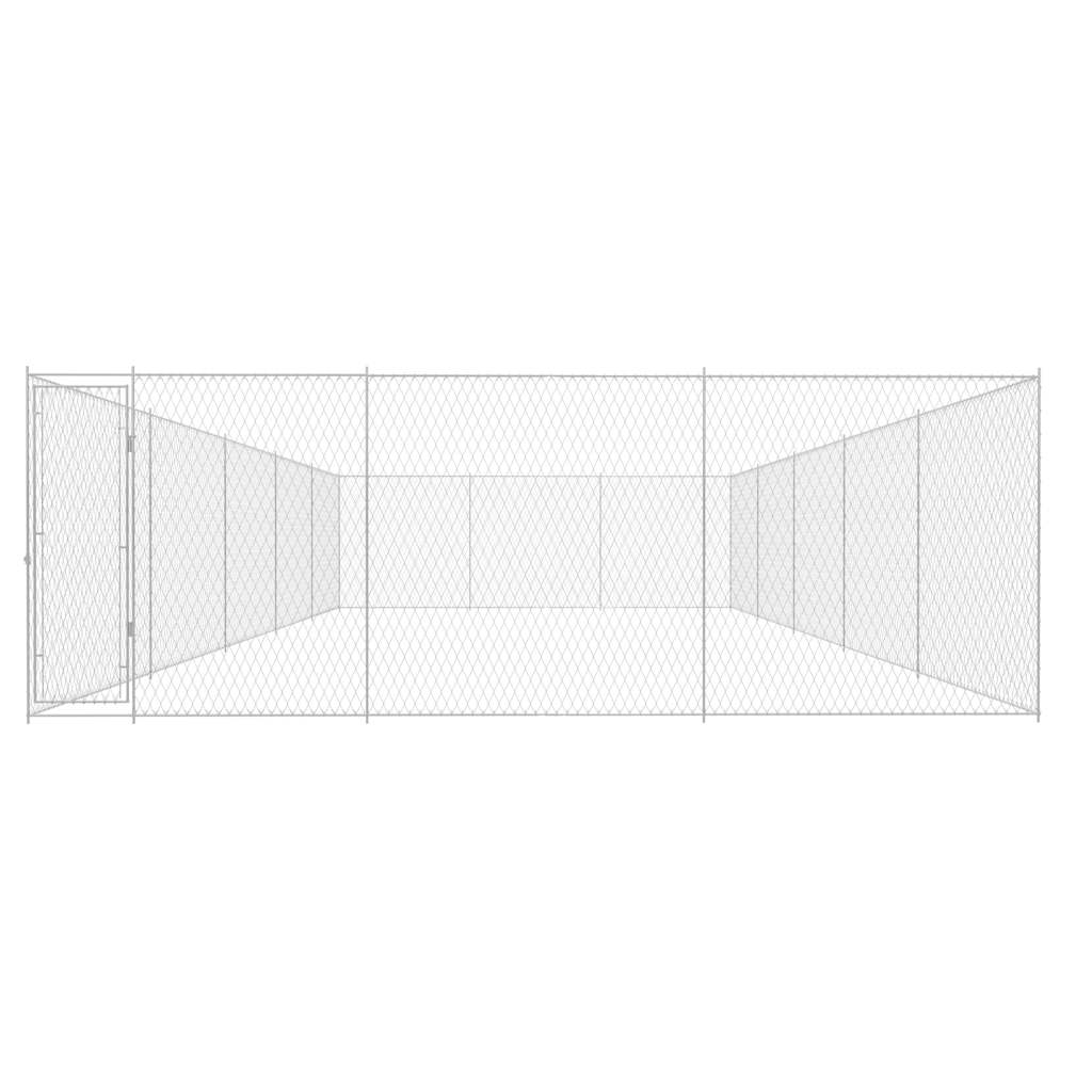 Canile da Esterno in Acciaio Zincato 950x570x185 cm - homemem39