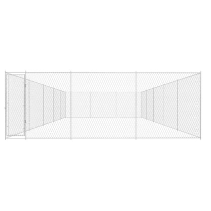 Canile da Esterno in Acciaio Zincato 950x570x185 cm - homemem39