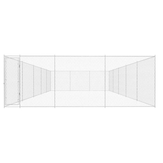 Canile da Esterno in Acciaio Zincato 950x570x185 cm - homemem39