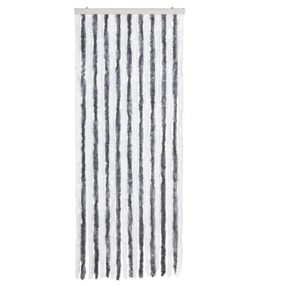 Zanzariera Grigio e Bianco 56x185 cm Ciniglia - homemem39