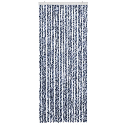 Zanzariera Blu Bianco e Argento 56x185 cm Ciniglia