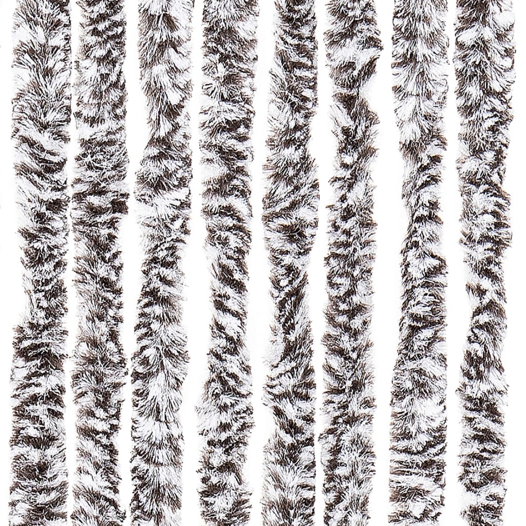 Zanzariera Marrone e Beige 90x220 cm Ciniglia - homemem39