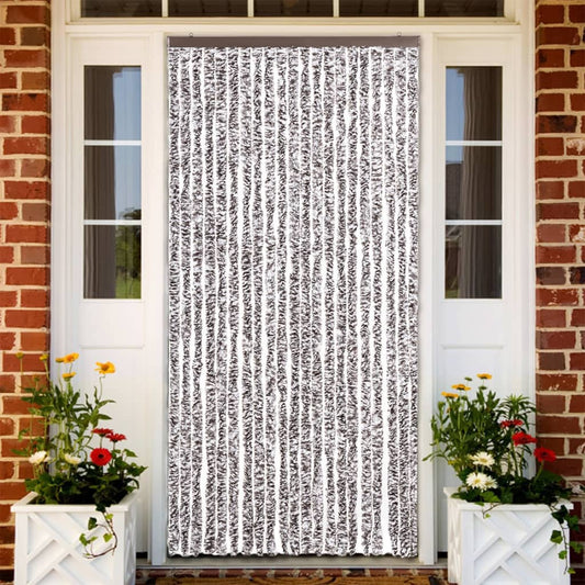 Zanzariera Marrone e Beige 90x220 cm Ciniglia - homemem39