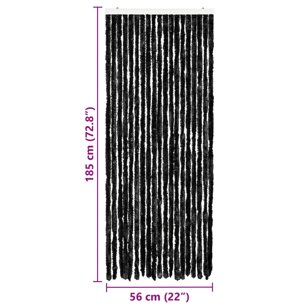 Zanzariera Antracite 56x185 cm Ciniglia - homemem39