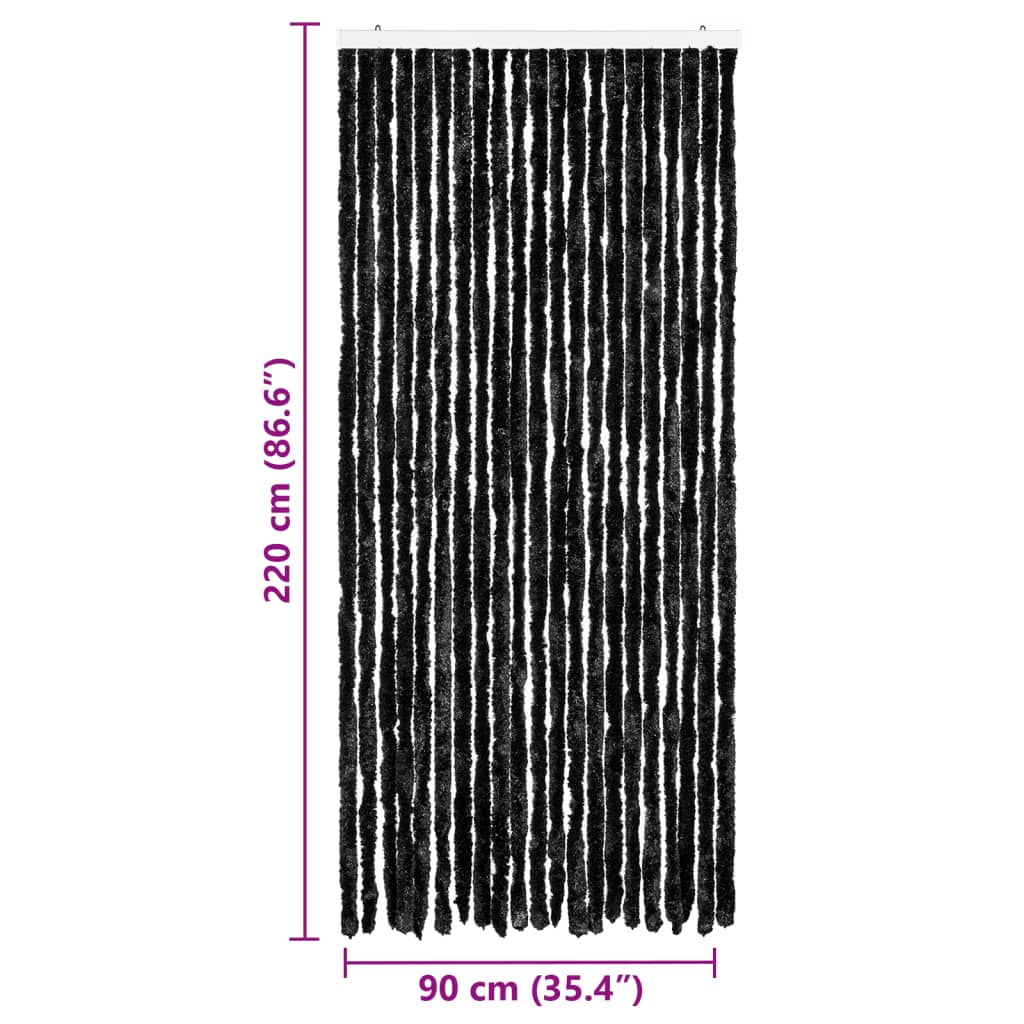 Zanzariera Antracite 90x220 cm Ciniglia - homemem39