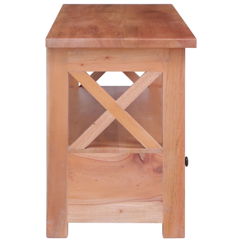 Mobile Porta TV 120x30x40 cm in Legno Massello di Mogano | homemem39