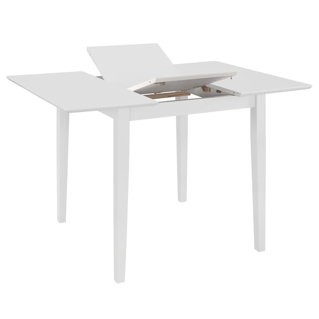 Set per Sala da Pranzo 5 pz in MDF Bianco - homemem39