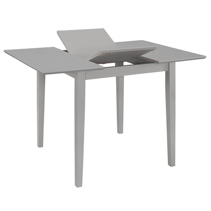 Set da Pranzo 3 pz in MDF Grigio - homemem39