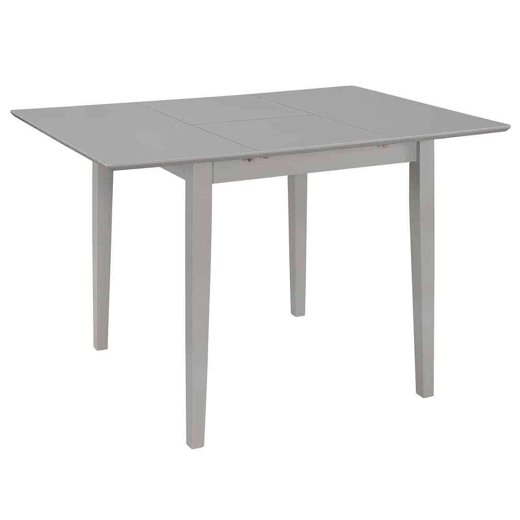 Set per Sala da Pranzo 5 pz in MDF Grigio - homemem39