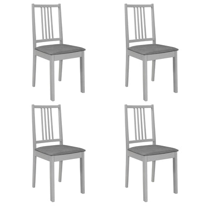 Set per Sala da Pranzo 5 pz in MDF Grigio - homemem39